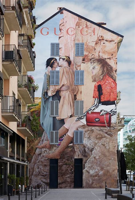 gucci beloved mural|Appearing on the Gucci ArtWall in Milan, an image from the Gucci .